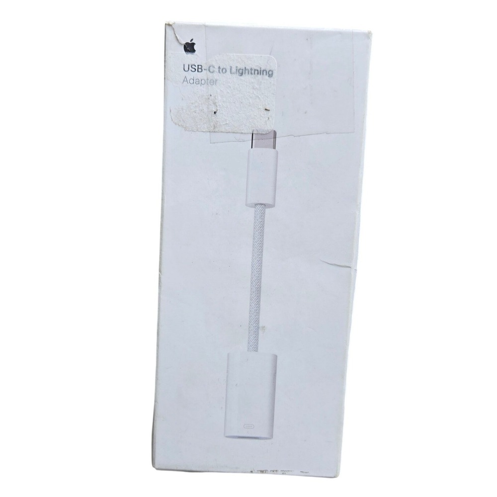 Apple USB-C to Lightning Adapter Model A2868 MUQX3AM/A White Dongle Sealed Box